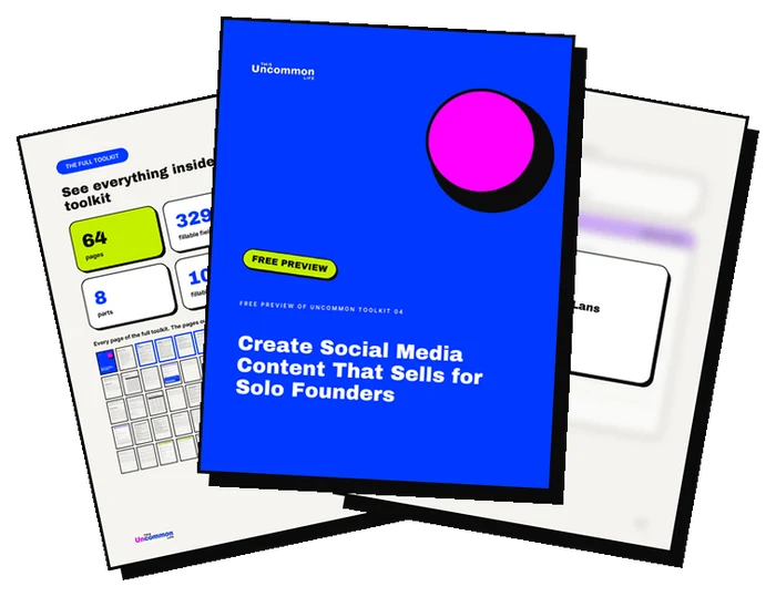 Free preview pages of an Uncommon Toolkit